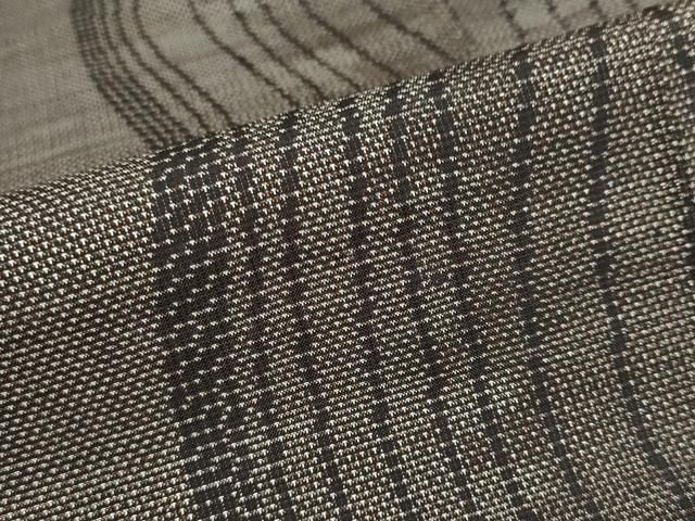 平和屋着物○本場大島紬 9マルキ 抽象文様 正絹 逸品 DAAY5784ud