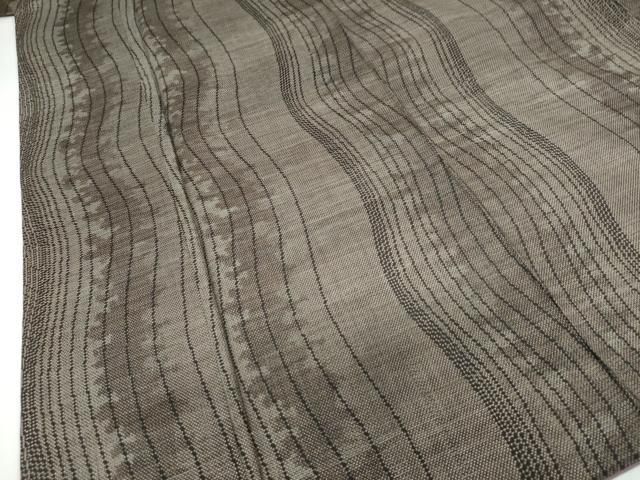 平和屋着物○本場大島紬 9マルキ 抽象文様 正絹 逸品 DAAY5784ud