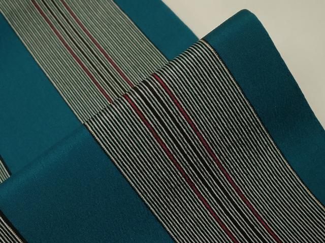 平和屋着物○つけ帯 縞 正絹 逸品 CABA2167dy - メルカリ