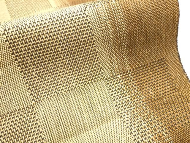 平和屋着物○スリーシーズン 春夏秋 八寸名古屋帯 組織 変わり市松