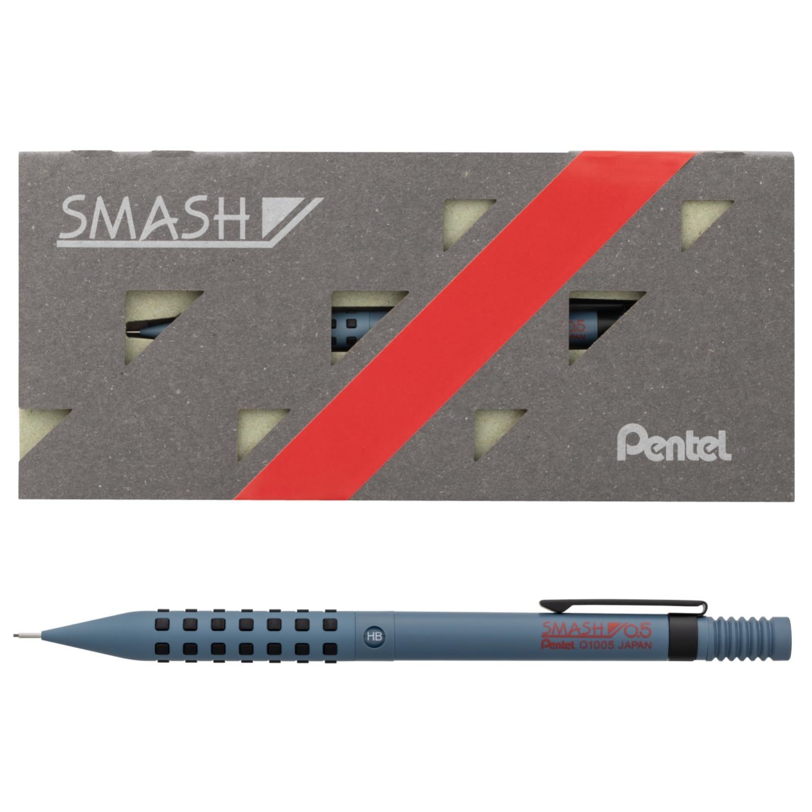 数量 Q 1005 4 ASP エディション 紙製ケース入り グレーブルー 復刻 0 5 mm スマッシュ シャープペン ぺんてる