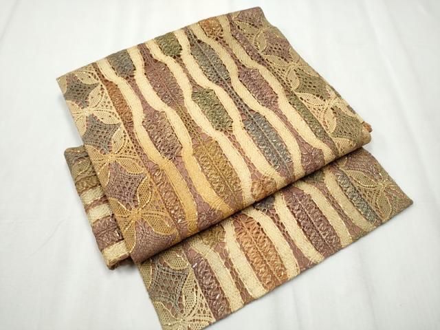 平和屋着物○スリーシーズン 春夏秋 つけ帯 櫛織 跳兎 鈴乃屋