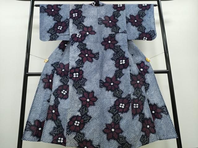 平和屋着物∴夏物 浴衣 舞葉間道 CABA0495ng 平和屋着物∴夏物