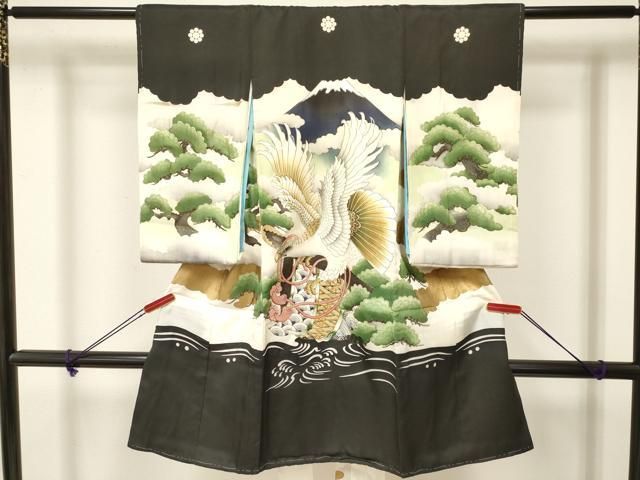 平和屋着物[]お宮参り 男の子 祝着 産着 初着 のしめ 肌襦袢付き
