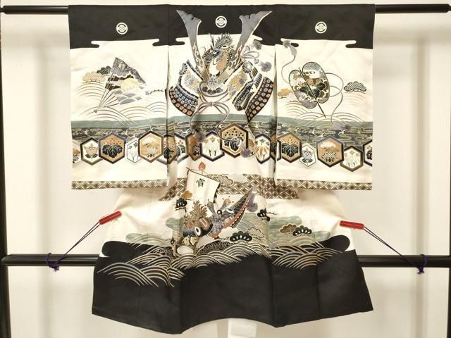 平和屋着物[]お宮参り 男の子 祝着 産着 初着 のしめ 龍 兜