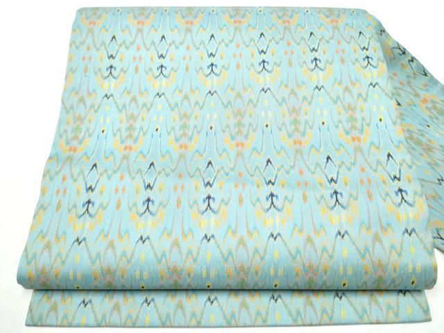 平和屋着物●龍村美術織物  全通柄　九寸名古屋帯　獅噛太子　正絹　逸品　CABA1066hy 平和屋着物○龍村美術織物 全通柄 九寸名古屋帯 獅噛太子 正絹 逸品