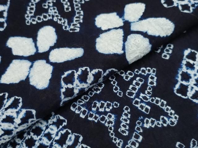 eふれんず◆有松鳴海絞り　夏物　浴衣　舞花文　綿◆am1124 eふれんず◇有松鳴海絞り 夏物 浴衣 舞花文 綿◇am1124 【公式通販】