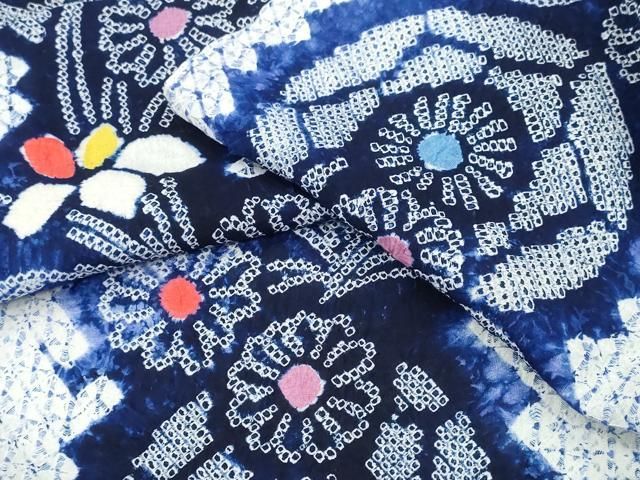 鯉が泳いでます♡ 洗える夏着物 【波と鯉とストライプ】撫松庵などお