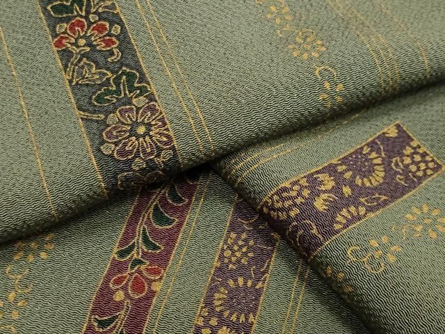 平和屋着物■極上　色無地　山吹茶色　鬼しぼ縮緬　逸品　DZAB1716kh5 平和屋着物□極上 色無地 山吹茶色 鬼しぼ縮緬 逸品 DZAB1716kh5 平和屋