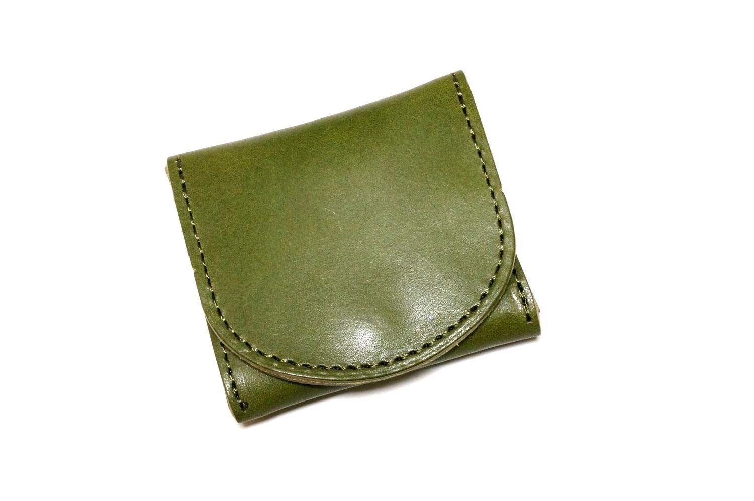  (スタイル ベルト belt店 SKY DARTS) [TOCHIGI LEATHER(とちぎ革)] 小銭入れ コインケース ヌメ革 栃木レザー フラップ こだわりの 天然皮革仕様 牛革 日本製 (グリーン) [グリーン] トートバッグ