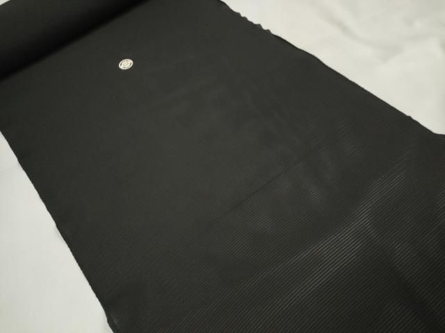 平和屋着物＊夏物　黒紋付　黒反物　着尺　駒絽　藍下黒染　逸品　未使用　DAAW8192zzz 平和屋着物＊夏物 黒紋付 黒反物 着尺 絽 洗える着物 未使用