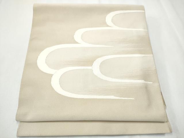 平和屋着物○爪掻き本綴れ 八寸名古屋帯 更紗花唐草文