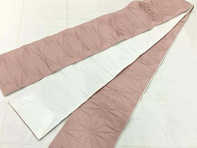 平和屋着物●撫松庵　半幅帯　麻の葉文様　AABC8755uk 平和屋着物○撫松庵 半幅帯 麻の葉文様 AABC8755uk 平和屋着物□小紋