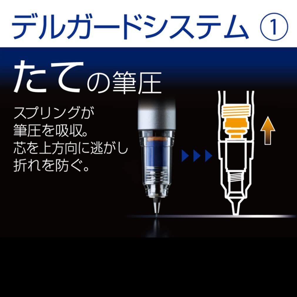 ホワイト 0 3 P MAS 86 W タイプLx デルガード シャープペン ゼブラ