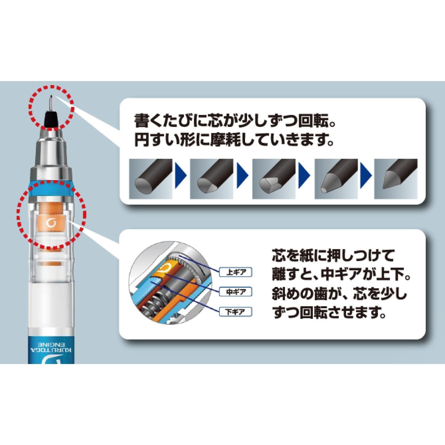 0 5 クルトガ シャープペン ご当地YELL がんばりんさい 三菱鉛筆 Y 03