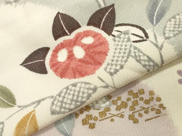 平和屋着物●上質な小紋　橘飛鳥文　金彩　正絹　逸品　CABA1208gh 平和屋着物○上質な小紋 橘飛鳥文 金彩 正絹 逸品 CABA1208gh - メルカリ