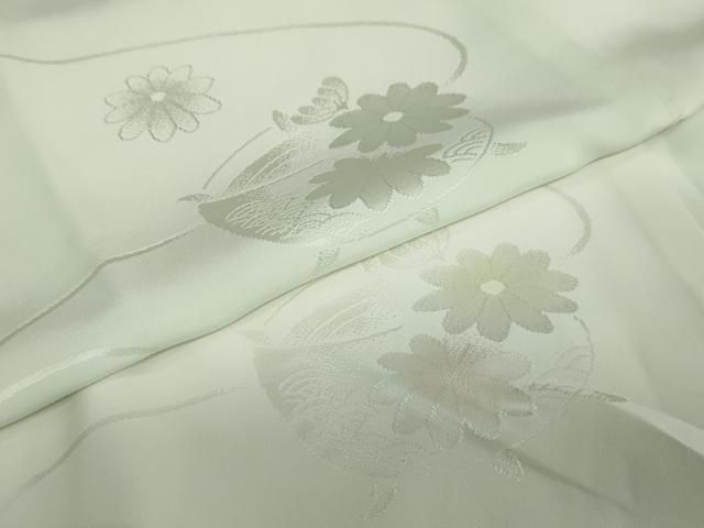 平和屋着物○長襦袢 袷 糸車地紋 暈し染め 正絹 逸品 DAAY5690ud