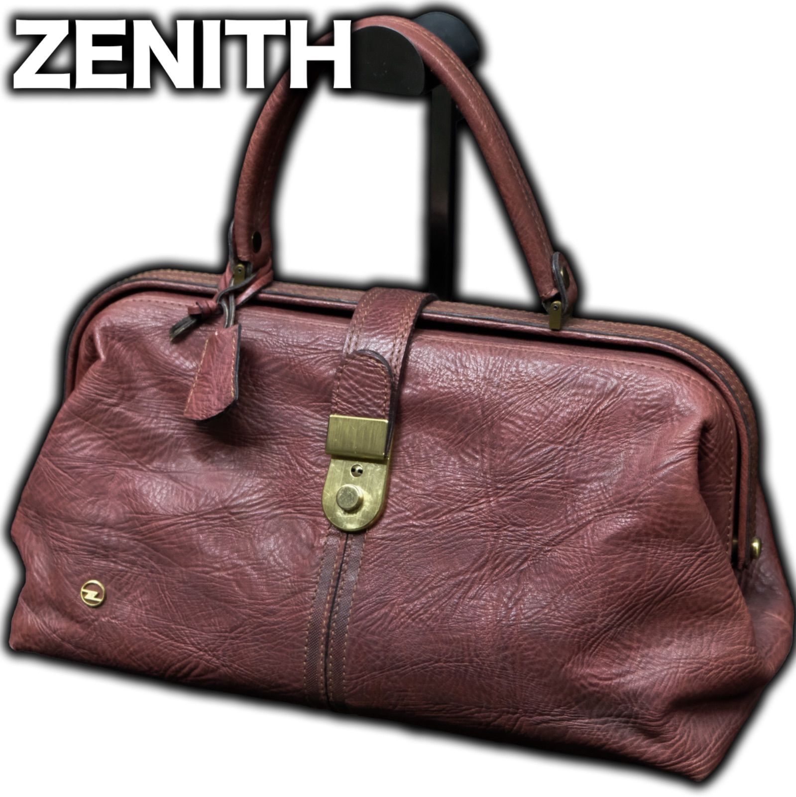 MUFLON di ZENITH ソフトレザー ダレスバッグ ドクターズバッグ レトロ 