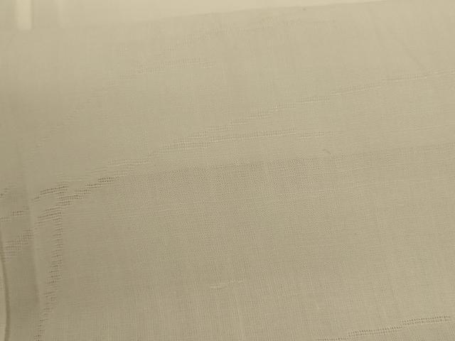 平和屋着物＊夏物 長襦袢 紗 鳥の子色 麻 逸品 AABC9434jd