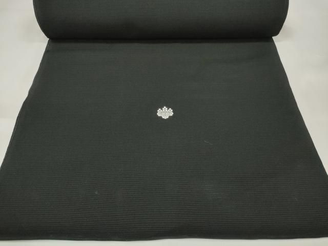 平和屋着物＊夏物 黒紋付 黒反物 着尺 ディスカウント 絽 洗える着物