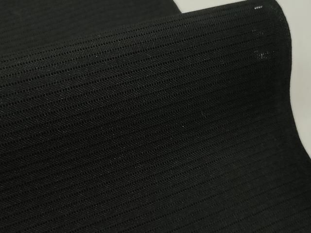 平和屋着物＊夏物 黒紋付 黒反物 着尺 絽 洗える着物 未使用 DAAW8179zzz