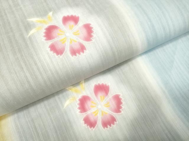 平和屋着物＊夏物 大正の浮世絵師 竹久夢二 夢二ロマン 浴衣 反物 着尺