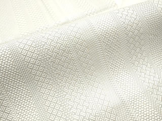 小森草木染工房 博多織 ジャバラ紋 正絹 八寸名古屋帯 サンド