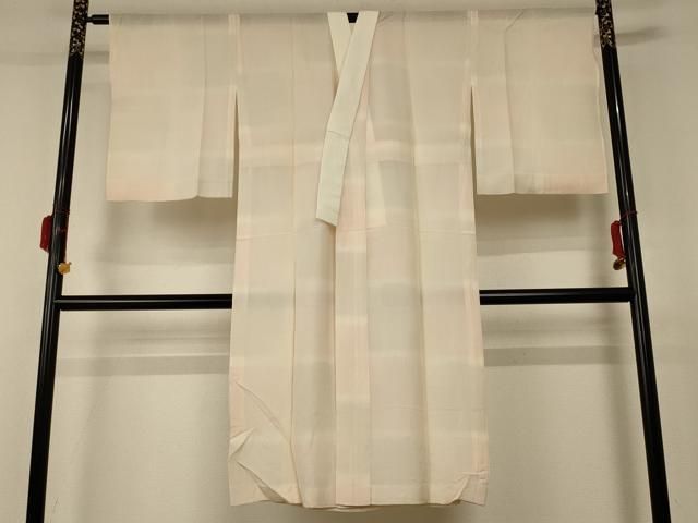 平和屋着物＊夏物　長襦袢　変わり絽　市松文様　正絹　逸品　AABC6995jd 平和屋着物＊夏物 長襦袢 変わり絽 市松文様 正絹 逸品 AABC6995jd