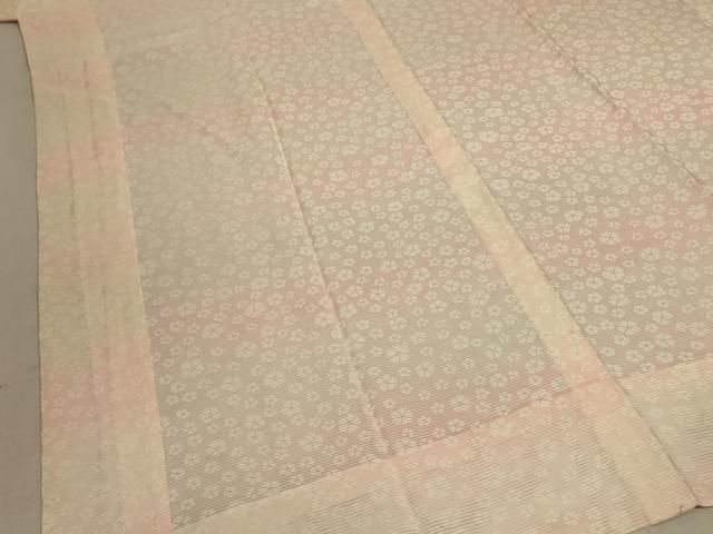 平和屋着物＊夏物 長襦袢 絽 舞桜文 暈し染め 正絹 逸品 AABC9392jd
