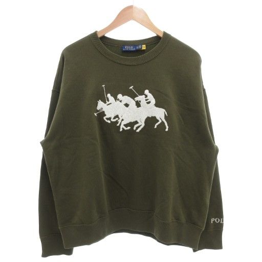 Ralph Lauren ラルフローレン スウェット トリプルポニー 刺繍 ラルフローレン スウェット POLO RALPH LAUREN スウェット トレーナー