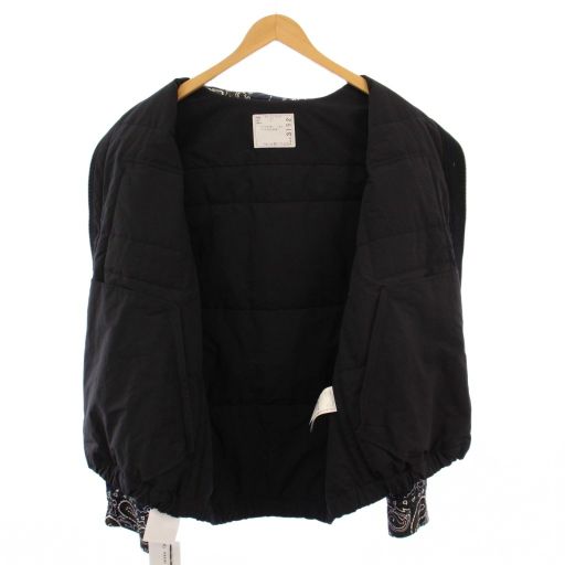 サカイ sacai タグ付き Bandana Quilted Jacket バンダナキルティング