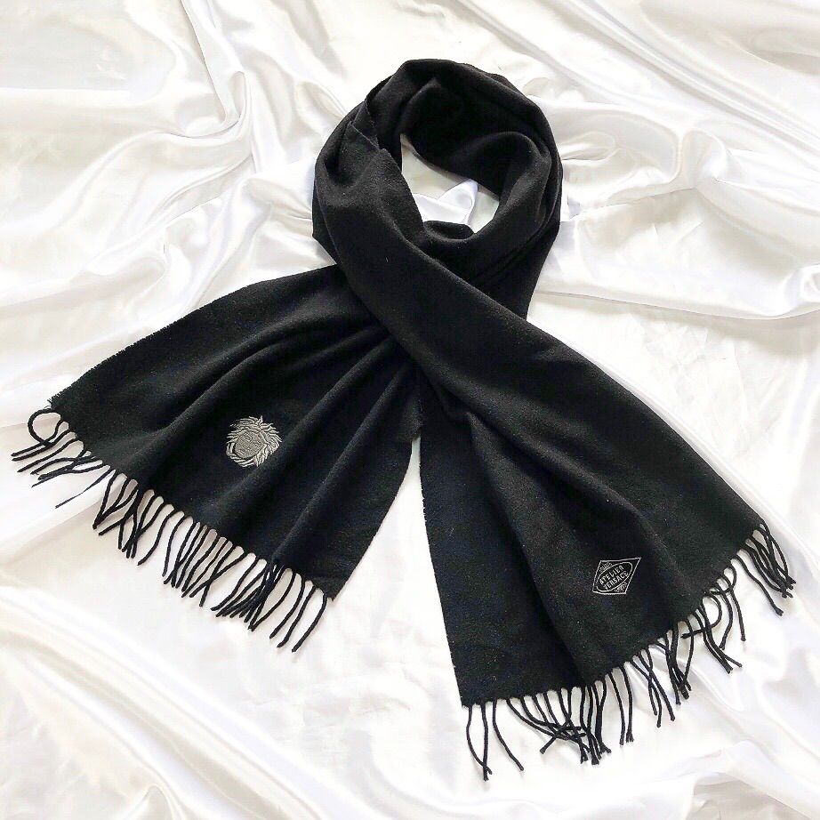 VERSACE ヴェルサーチ 大判ストール マフラー ロング フリンジ