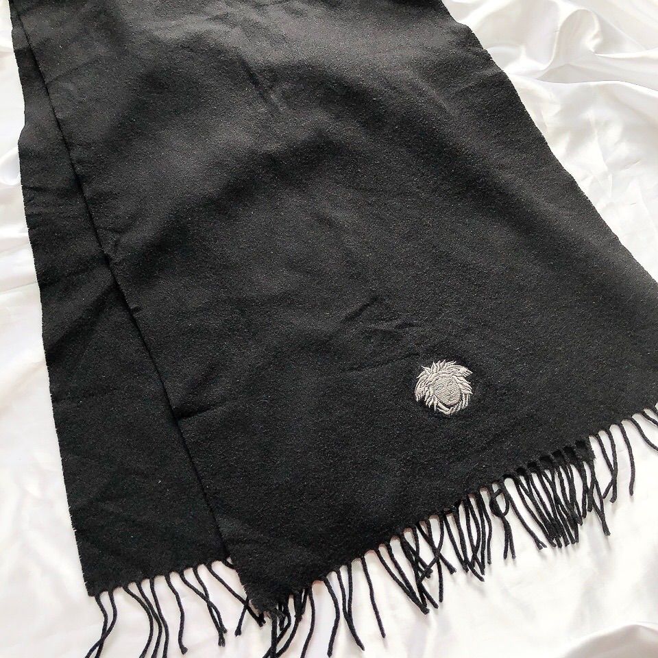 VERSACE ヴェルサーチ 大判ストール マフラー ロング フリンジ