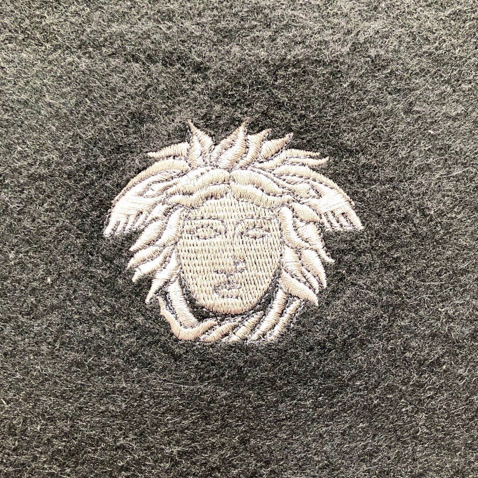 VERSACE ヴェルサーチ 大判ストール マフラー ロング フリンジ