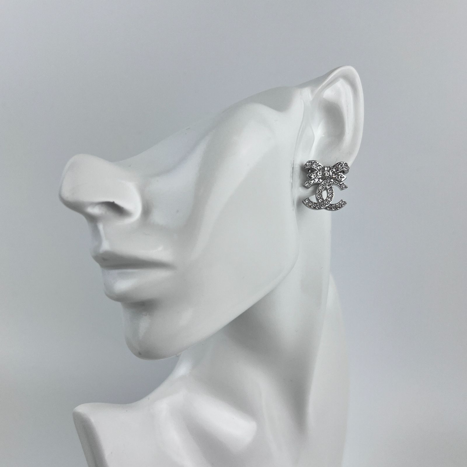 中古】CHANEL シャネル ココマーク アクセサリー ピアス シルバー B25C