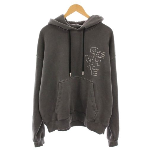 オフホワイト OFF WHITE プルオーバー パーカー スウェット 長袖 M