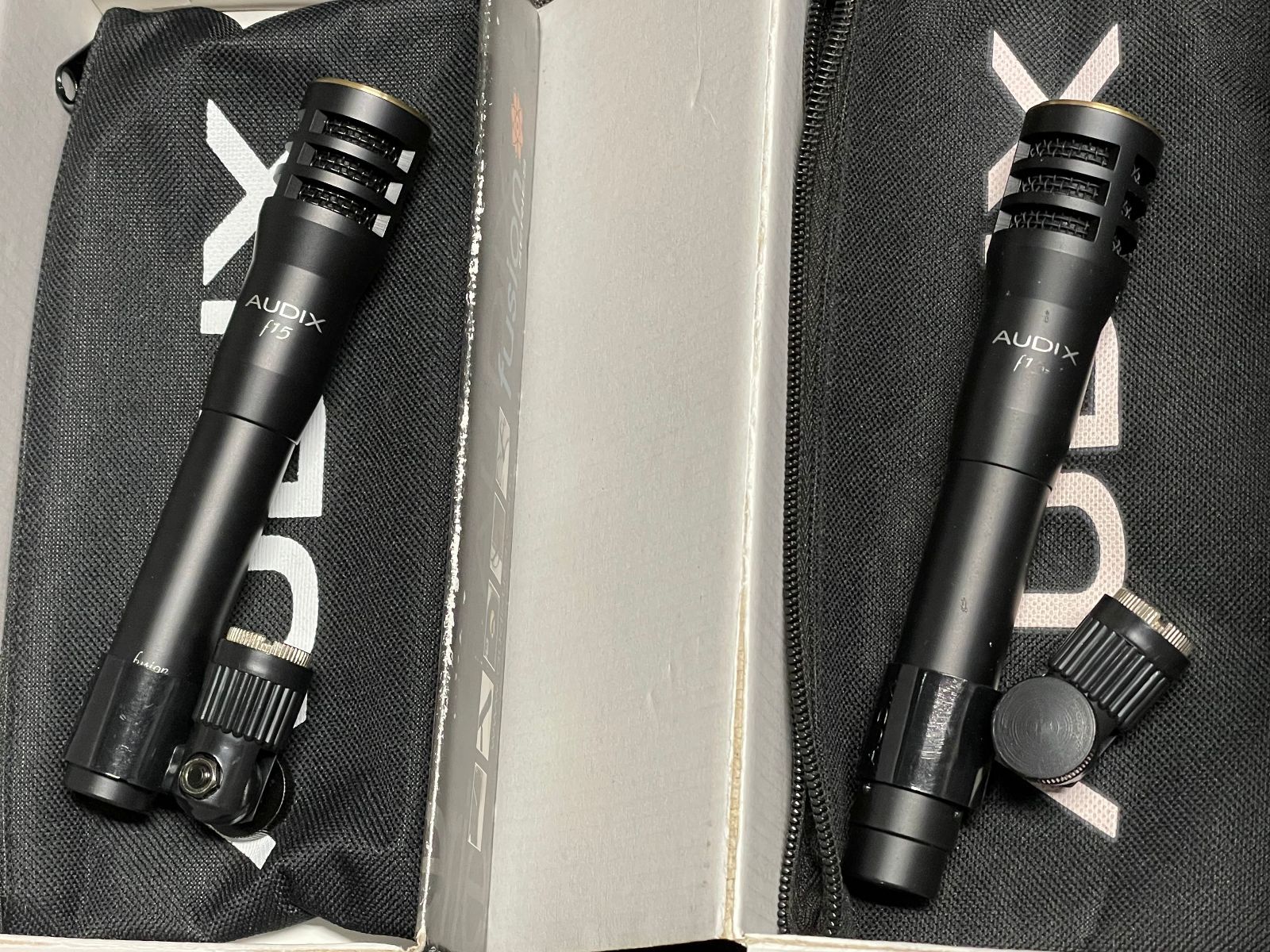 AUDIX f15 コンデンサー マイクロフォン 2本セット 中古良品 動作確認