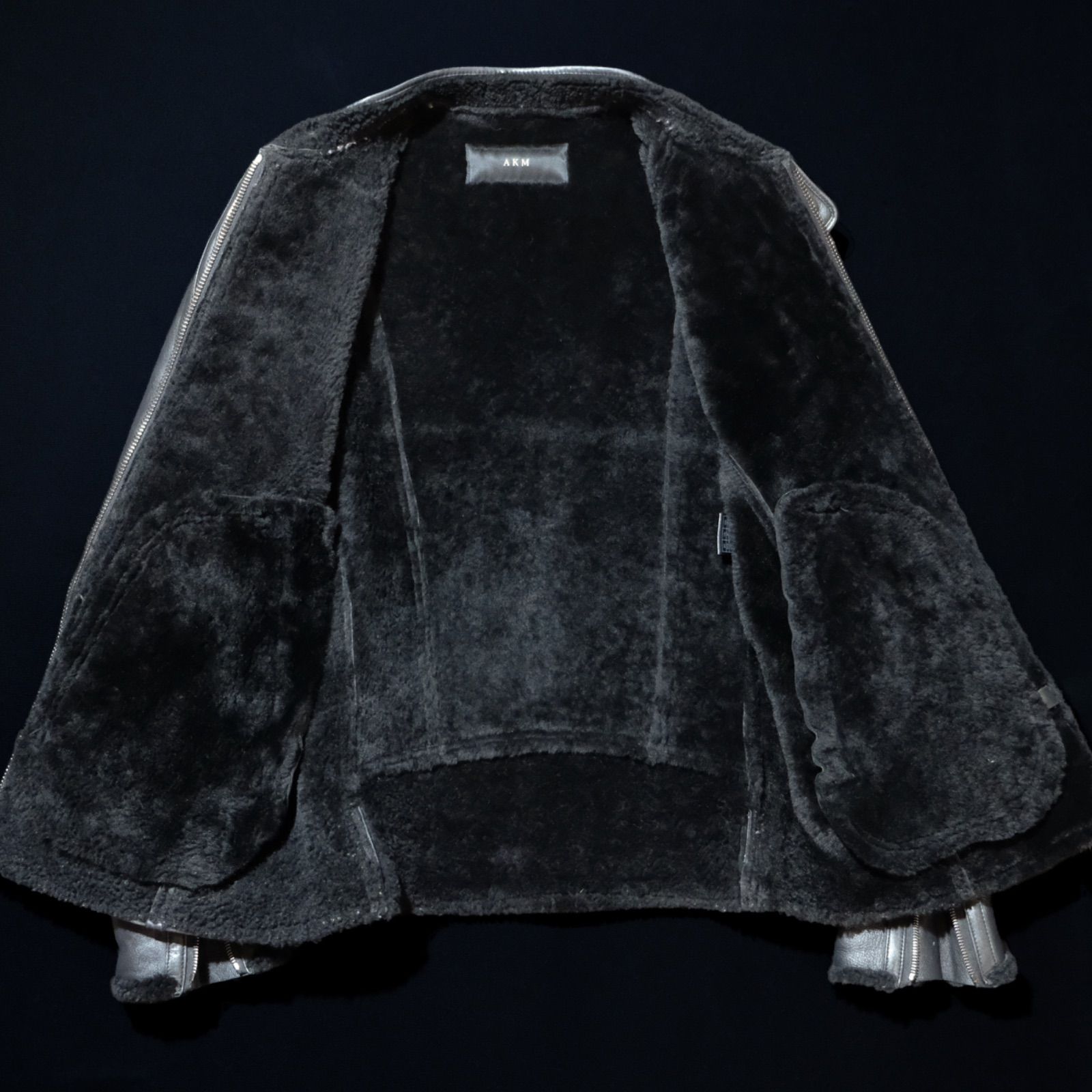 定価36万 AKM RIBA lamb single riders JKT Mサイズ シルバー925 