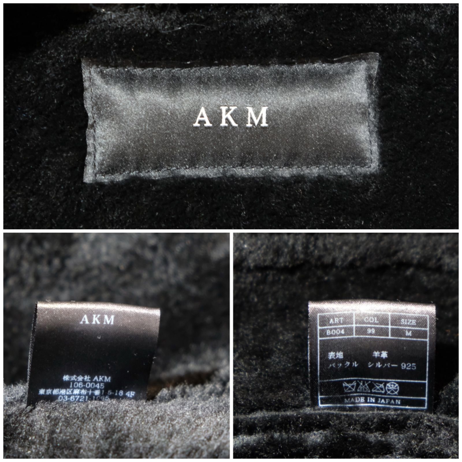 定価36万 AKM RIBA lamb single riders JKT Mサイズ シルバー925 