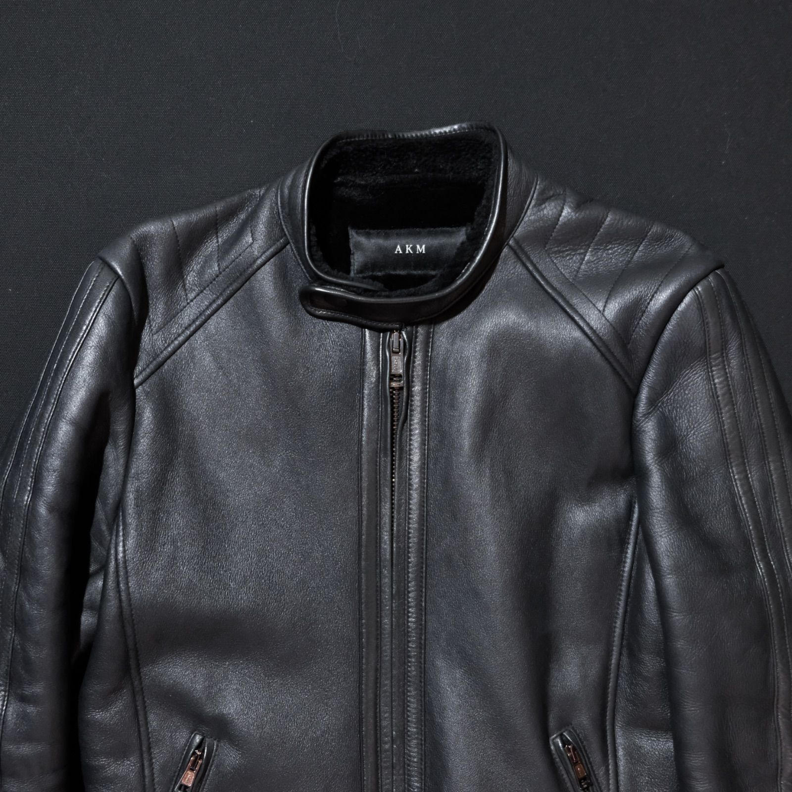 定価36万 AKM RIBA lamb single riders JKT Mサイズ シルバー925 
