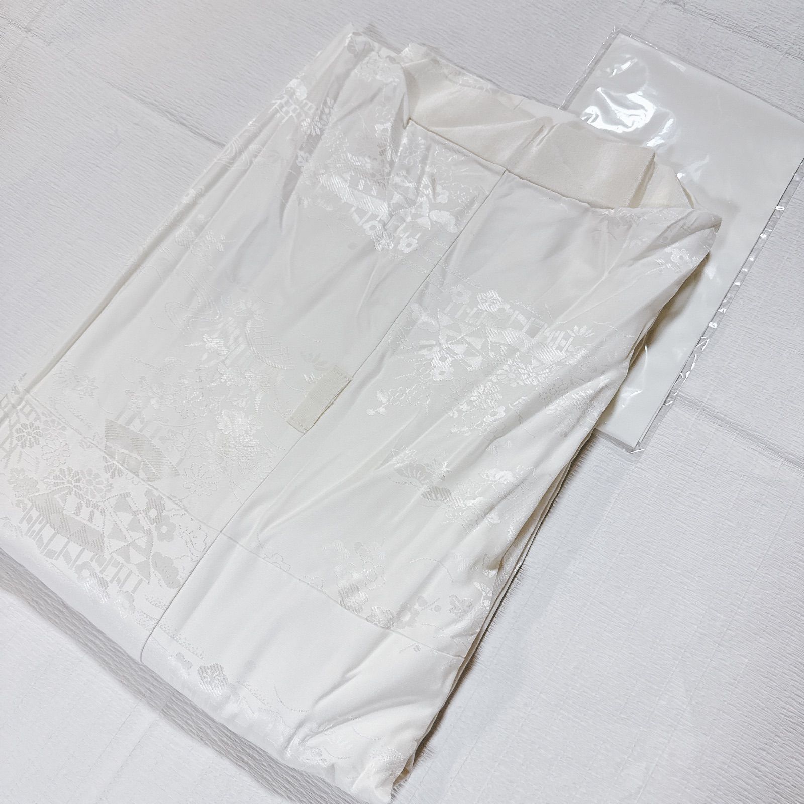 訪問着 正絹 フルセット 雲 金駒刺繍 - メルカリ