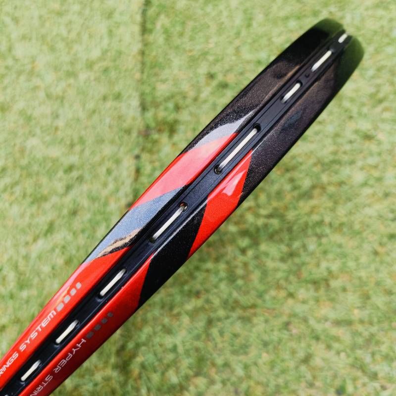 美品】MIZUNO ミズノ xyst N7 ジスト レッド 軟式テニスラケット 0U