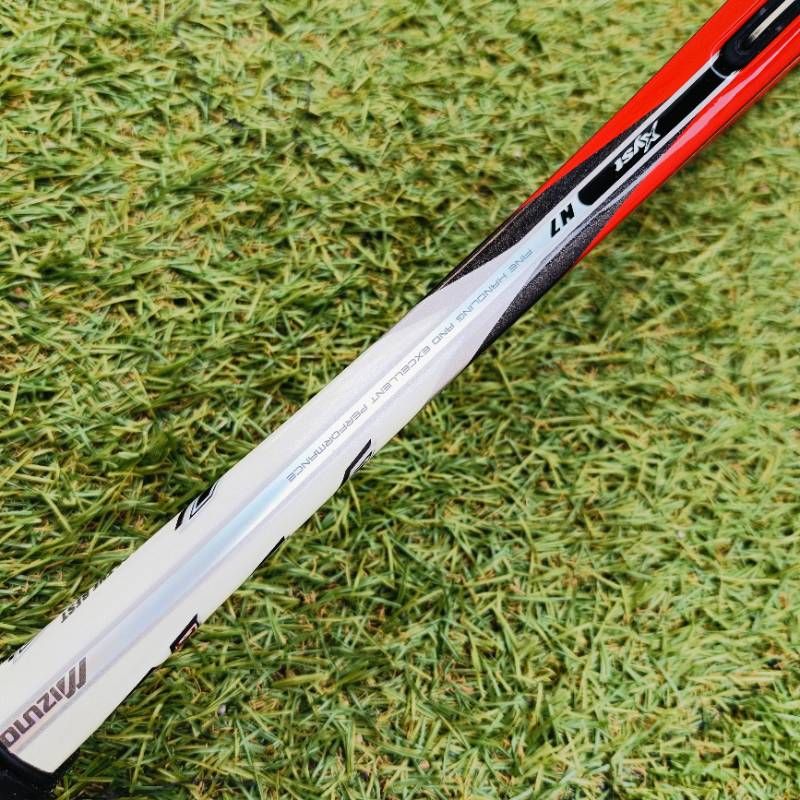 美品】MIZUNO ミズノ xyst N7 ジスト レッド 軟式テニスラケット 0U