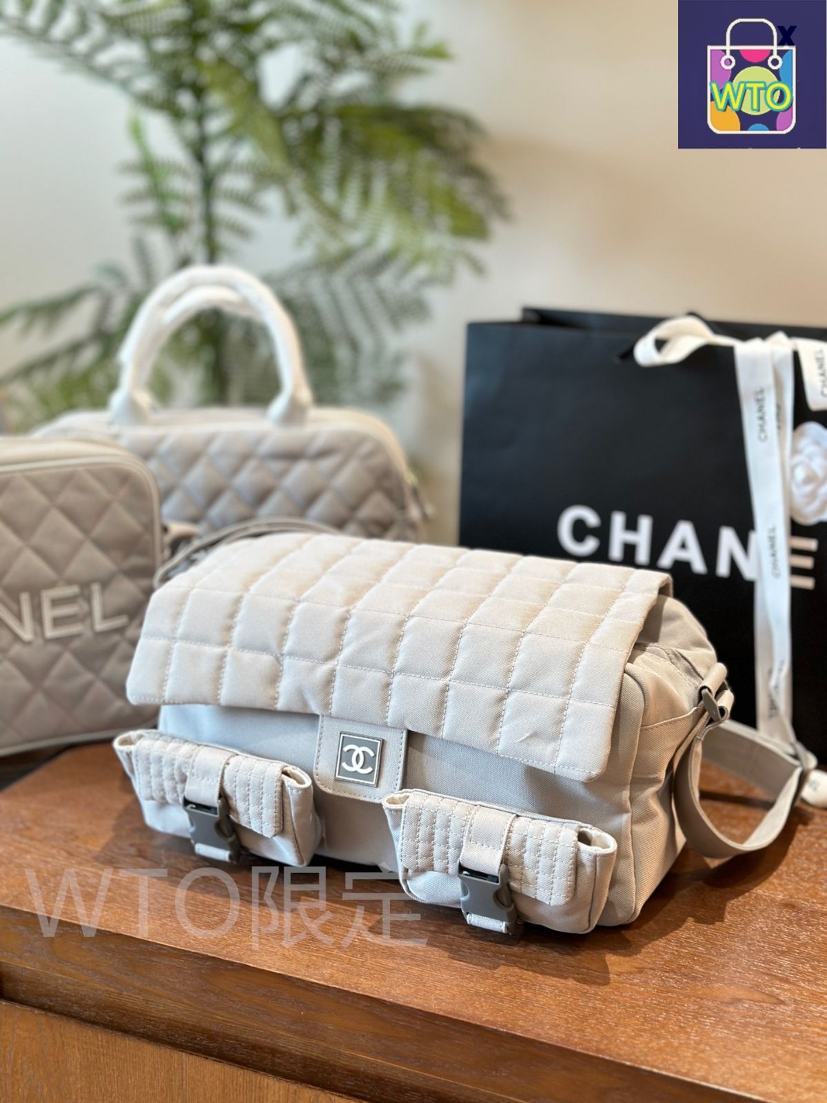 今日特価】Chanel Vintage Gym Bag シャネル ヴィンテージ ジムバッグ