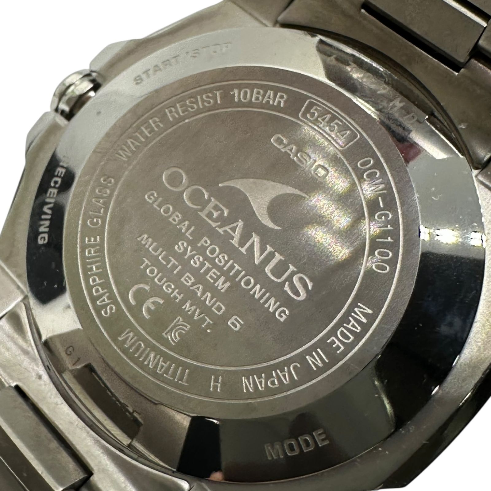 CASIO(カシオ) OCEANUS オシアナス 腕時計 OCW-G1100-1AJF 黒文字盤
