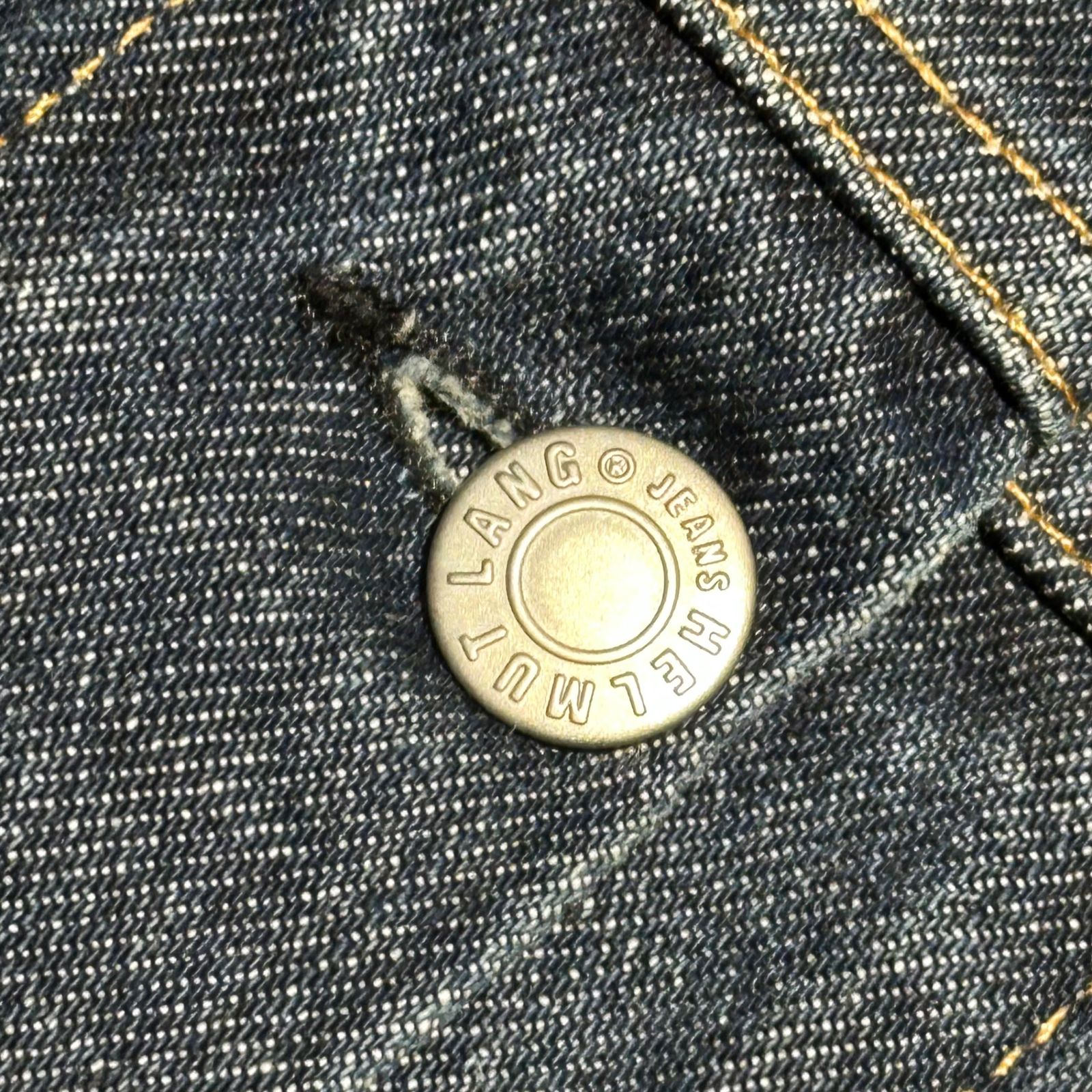 90s 本人期 HELMUT LANG コットン トラッカージャケット デニム Helmut Lang Vintage 1990s Classic Blue Denim Jeans Jacket - Etsy