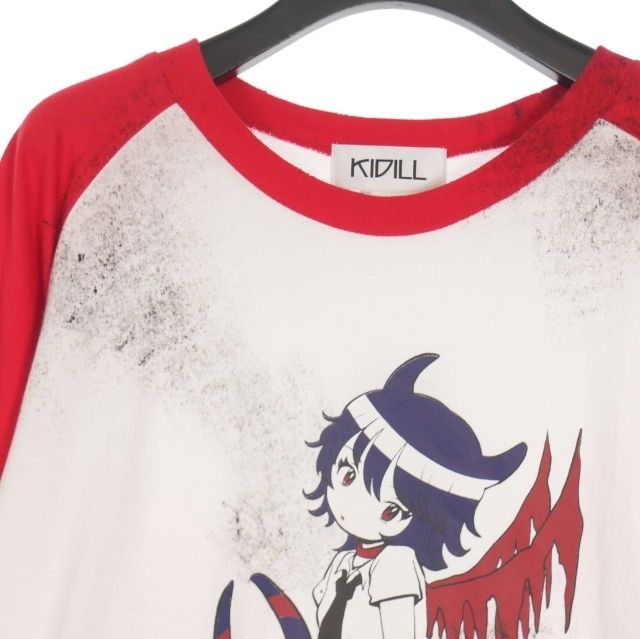キディル KIDILL 25AW PUNK GIRL RAGLAN T-SHIRT ラグラン プリントT