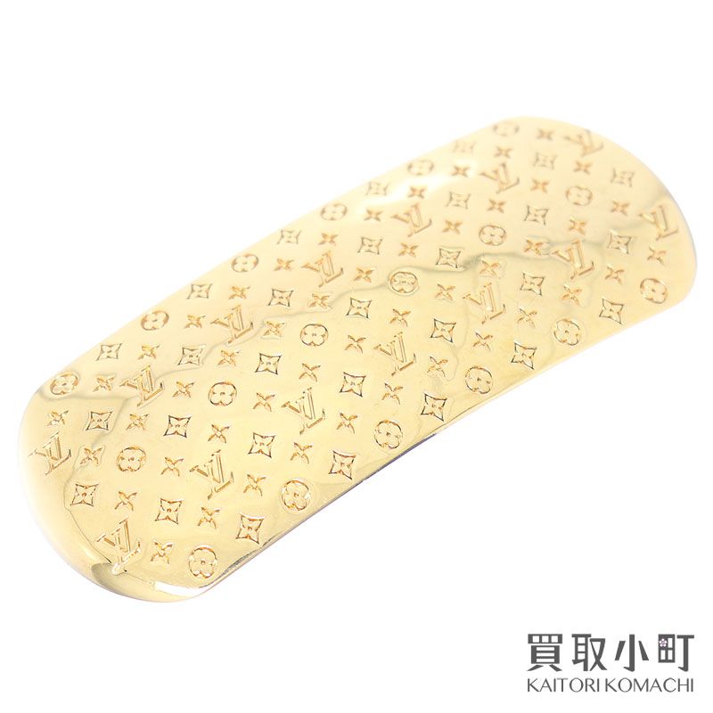 ルイヴィトン M80277 バレッタ ナノグラム ヘアクリップ モノグラム