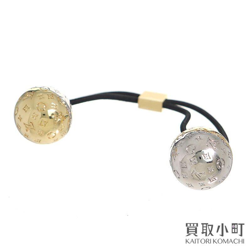 ルイヴィトン M80266 シュシュ ナノグラム プラネットLV ヘア