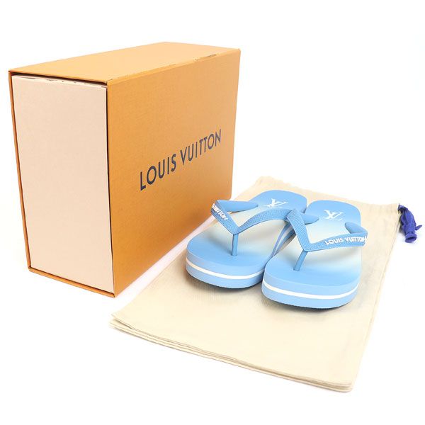 ルイヴィトン 1A8T5F アーケードライン トング ビーチサンダル 21SS